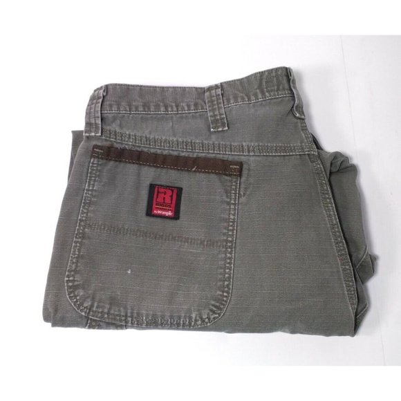 Wrangler Riggs Workwear Ripstop Green Pants Mens Size 40x30 - Picture 1 of 4